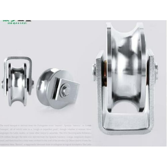Roller Wheel 4pcs Goick 0840UU U Type U-Groove Pulley Roller Guide Wheel 8x40x20.7mm Roller Wheel 4pcs Goick 0840UU U Type U-Groove Pulley Roller Guide Wheel 8x40x20.7mm